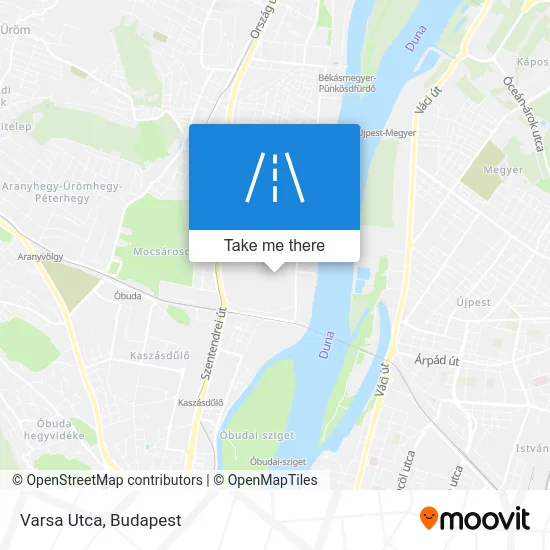 Varsa Utca map