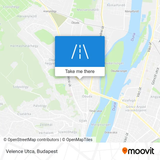 Velence Utca map
