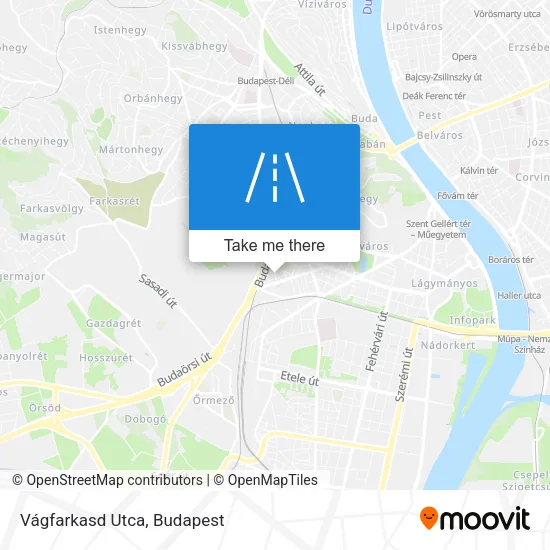Vágfarkasd Utca map
