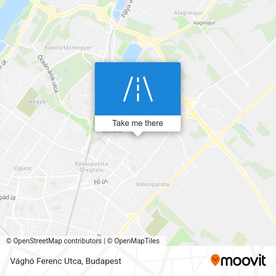 Vághó Ferenc Utca map