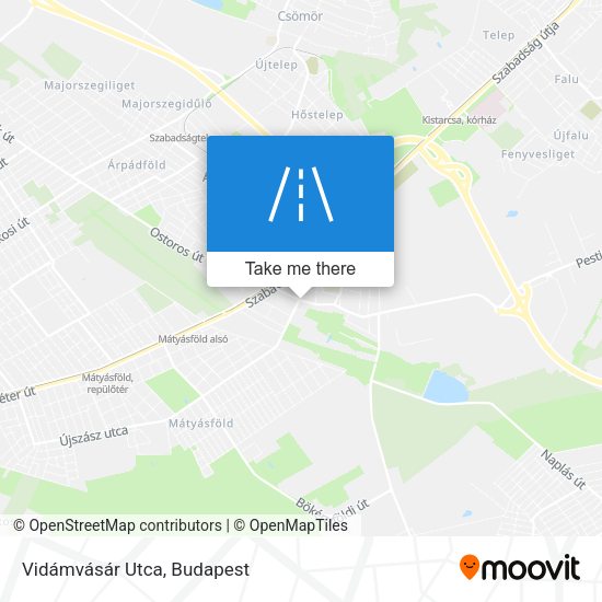 Vidámvásár Utca map