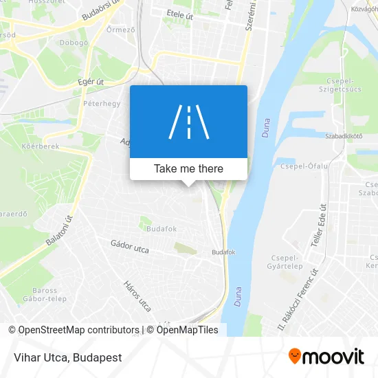 Vihar Utca map