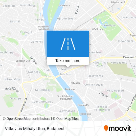 Vitkovics Mihály Utca map