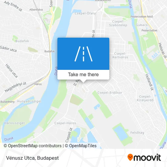 Vénusz Utca map
