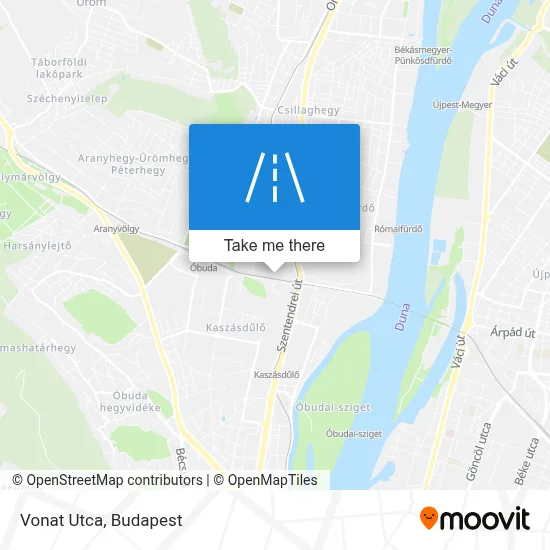 Vonat Utca map