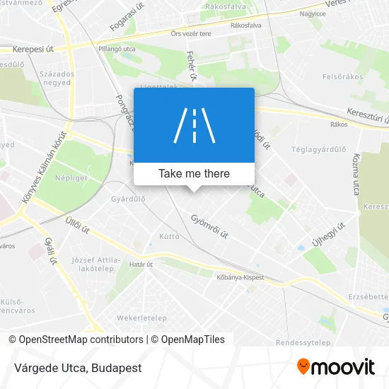 Várgede Utca map