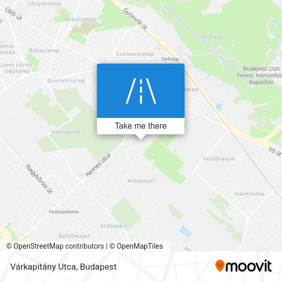 Várkapitány Utca map