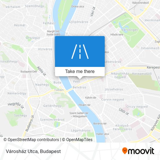 Városház Utca map