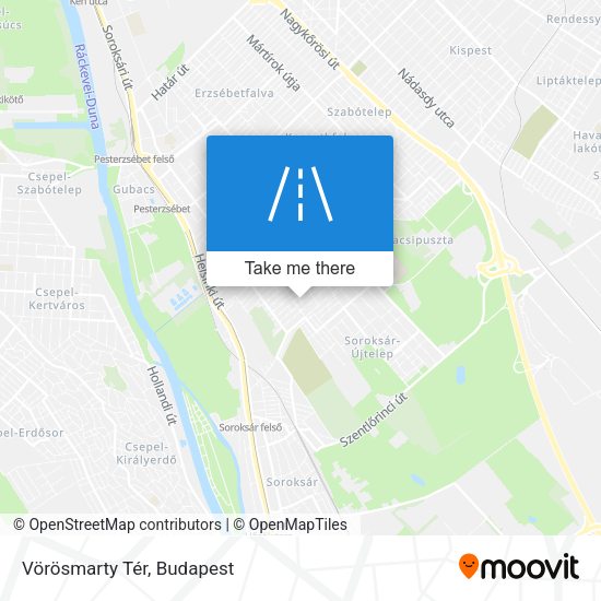 Vörösmarty Tér map