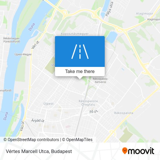 Vértes Marcell Utca map