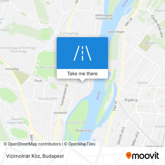 Vízimolnár Köz map