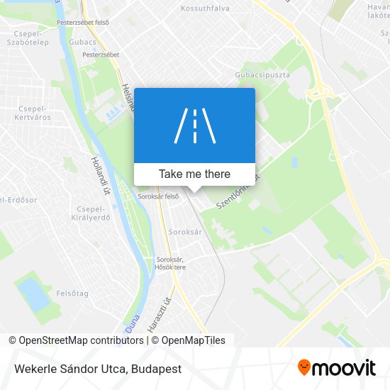 Wekerle Sándor Utca map