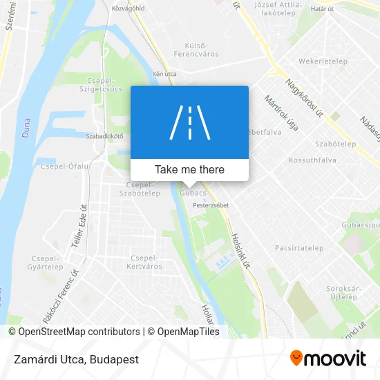 Zamárdi Utca map