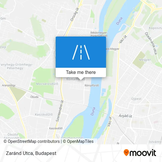 Zaránd Utca map