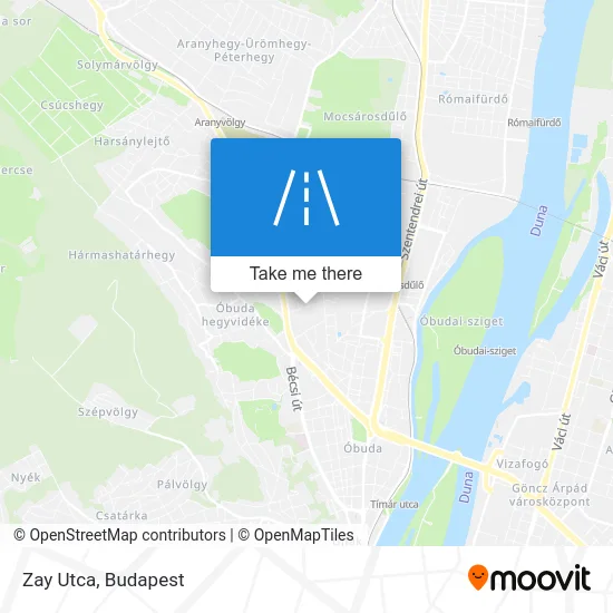 Zay Utca map