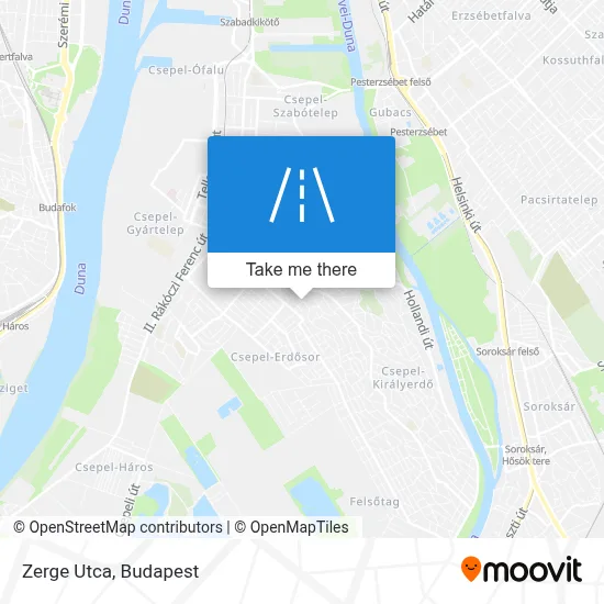 Zerge Utca map