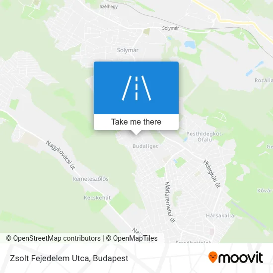 Zsolt Fejedelem Utca map