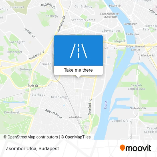 Zsombor Utca map