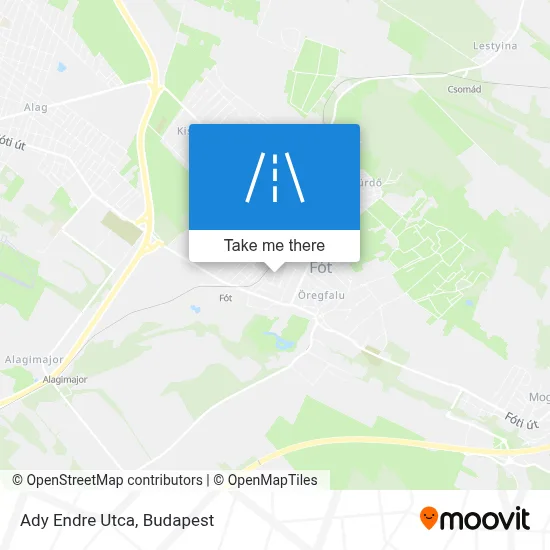 Ady Endre Utca map