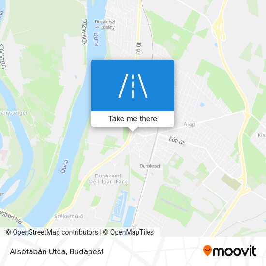 Alsótabán Utca map