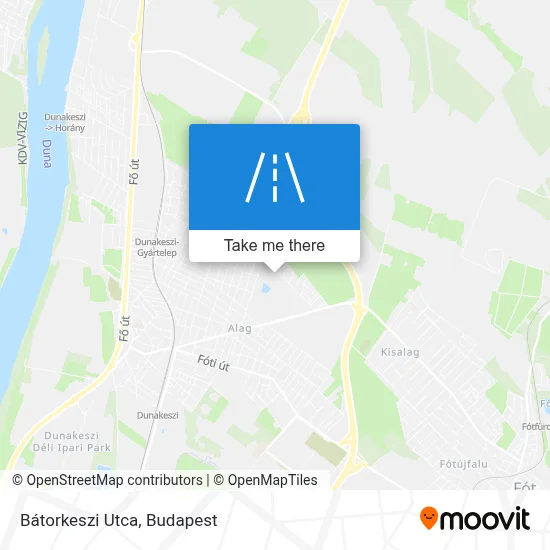 Bátorkeszi Utca map