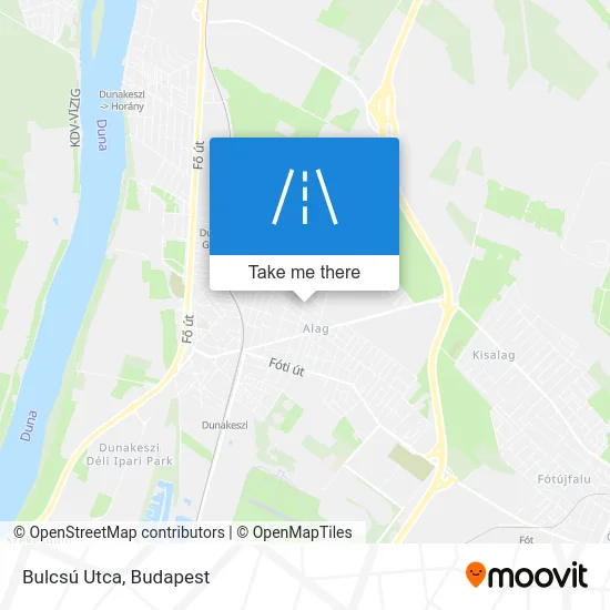 Bulcsú Utca map