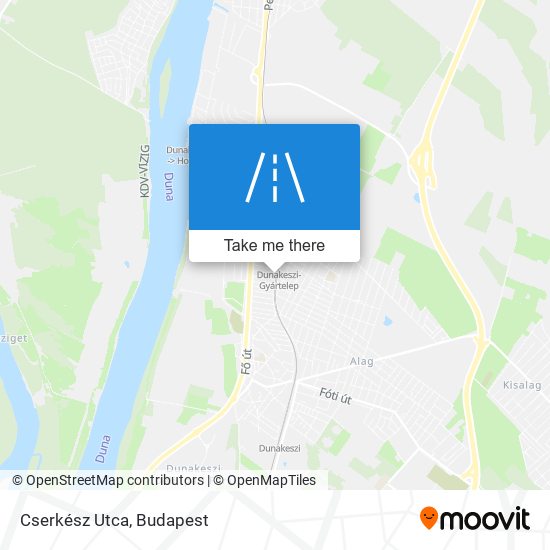 Cserkész Utca map