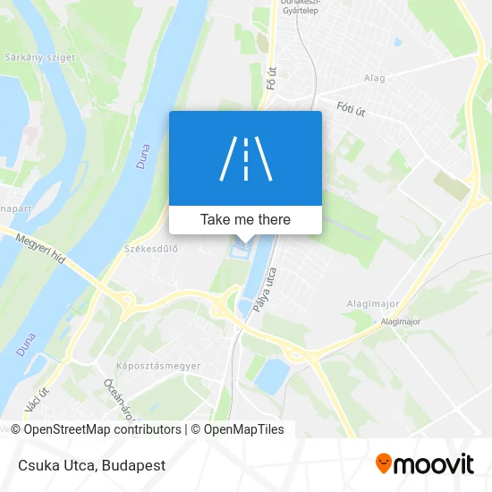 Csuka Utca map