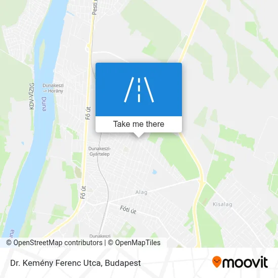 Dr. Kemény Ferenc Utca map