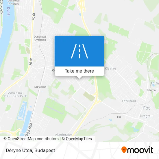 Déryné Utca map