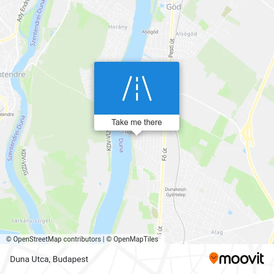 Duna Utca map