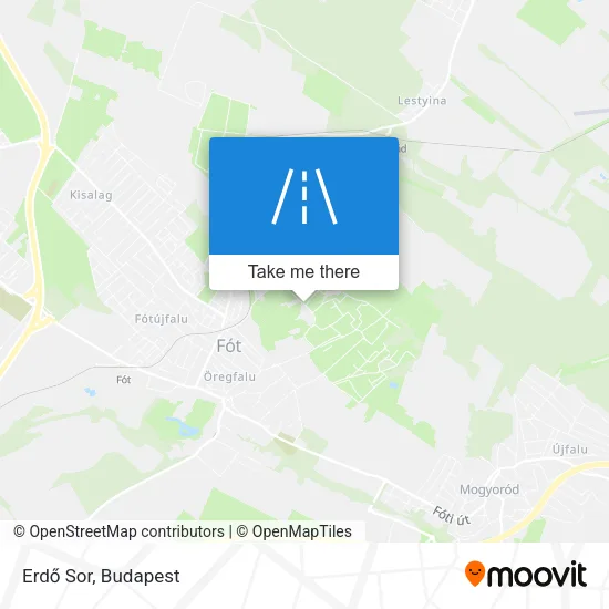 Erdő Sor map