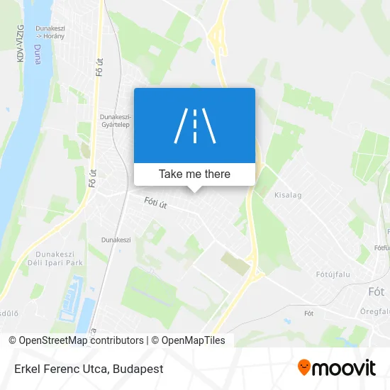 Erkel Ferenc Utca map