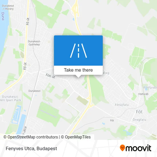Fenyves Utca map