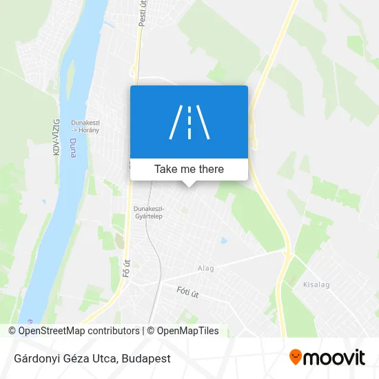 Gárdonyi Géza Utca map