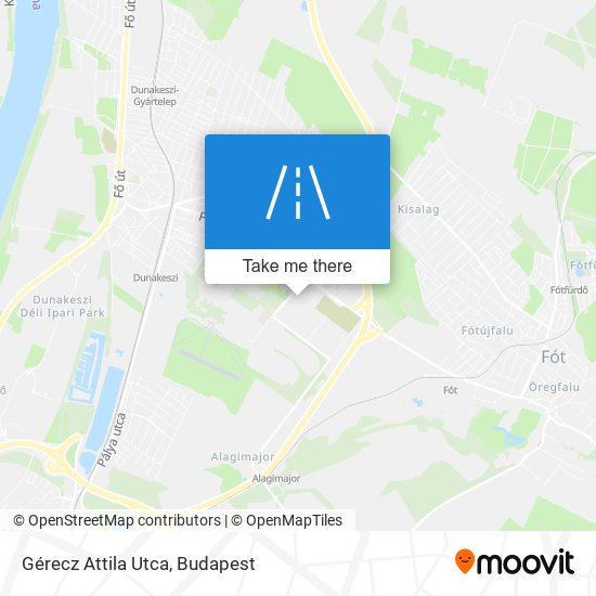 Gérecz Attila Utca map