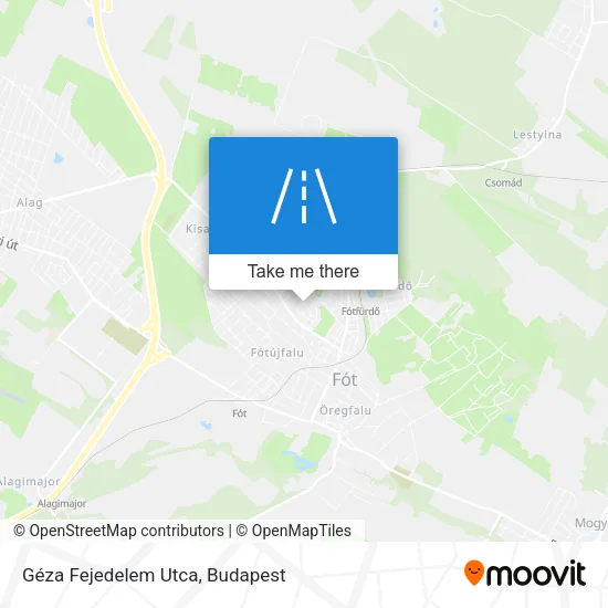Géza Fejedelem Utca map