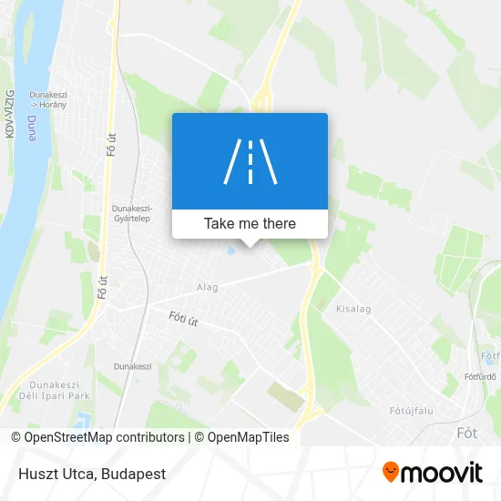 Huszt Utca map