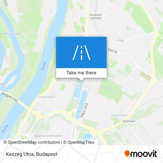 Keszeg Utca map
