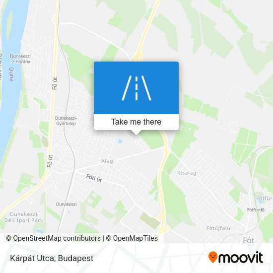 Kárpát Utca map