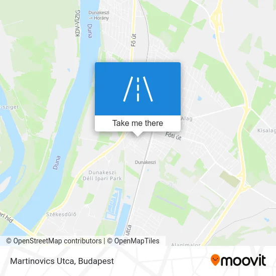 Martinovics Utca map