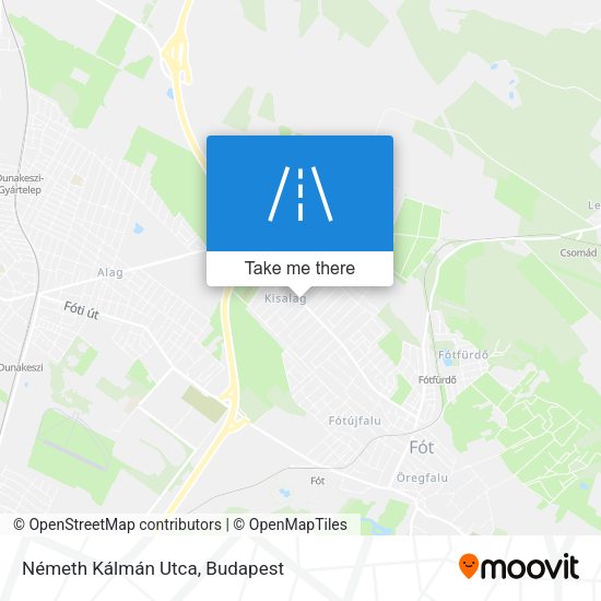 Németh Kálmán Utca map
