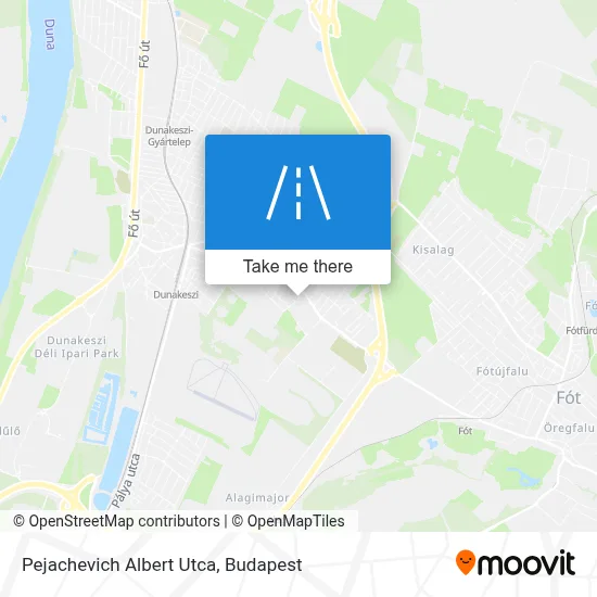 Pejachevich Albert Utca map