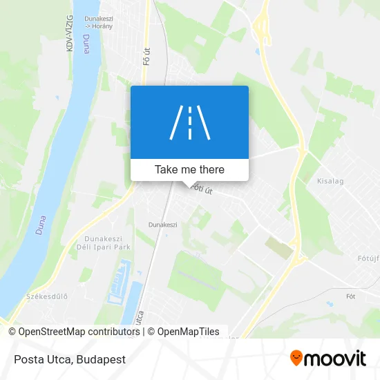 Posta Utca map