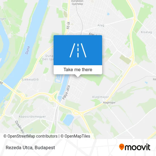 Rezeda Utca map