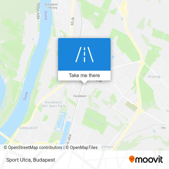 Sport Utca map