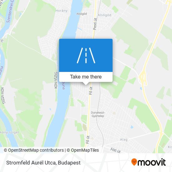 Stromfeld Aurél Utca map