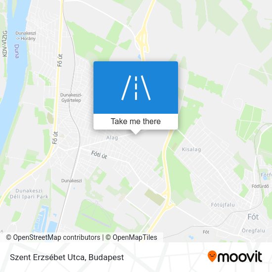 Szent Erzsébet Utca map