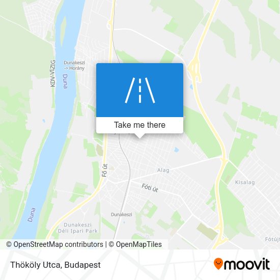 Thököly Utca map