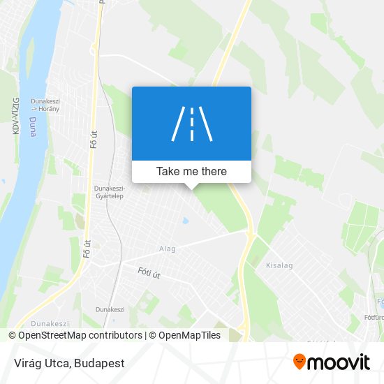 Virág Utca map